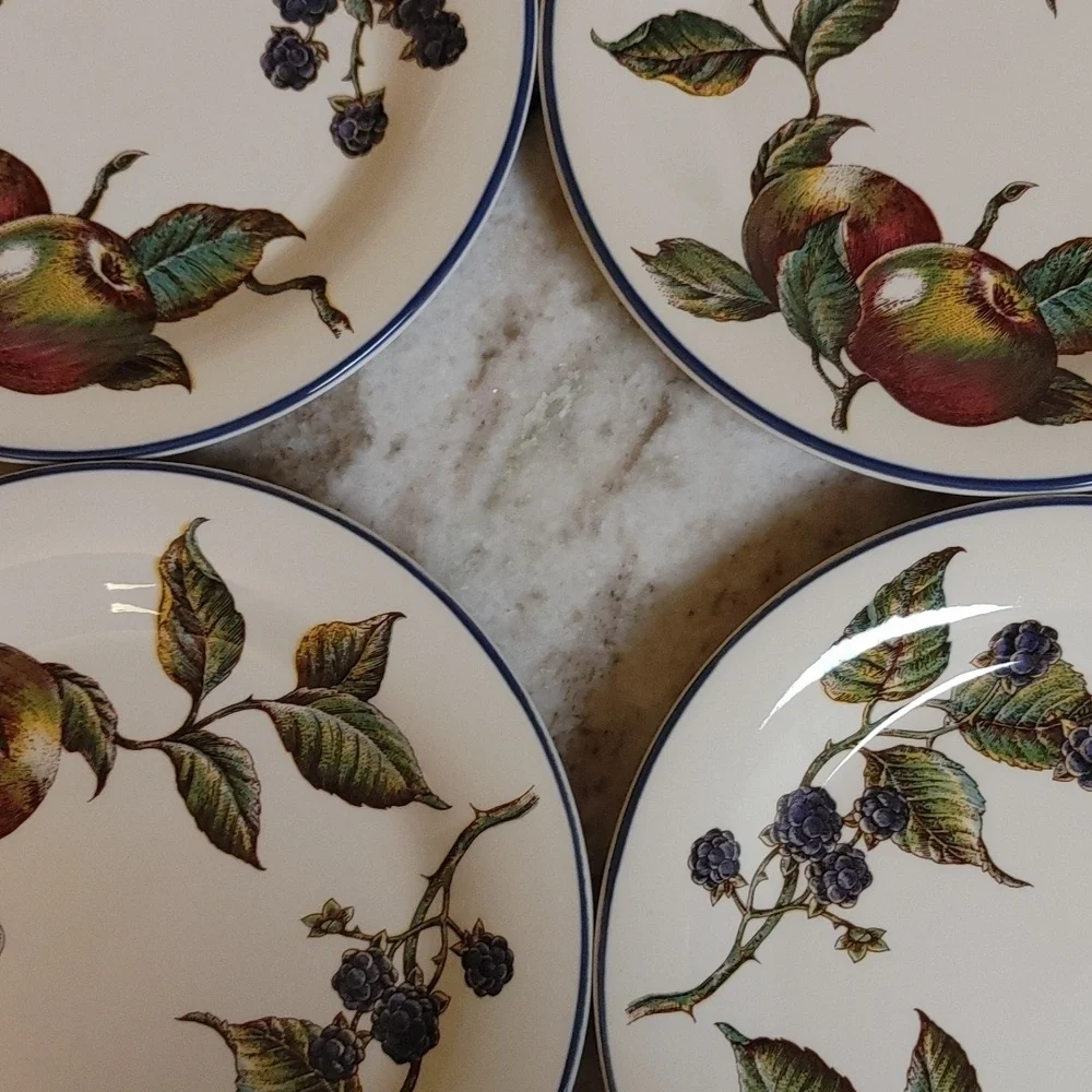 4 Pier 1 MACINTOSH Salad Plates